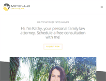 Tablet Screenshot of minellalawgroup.com